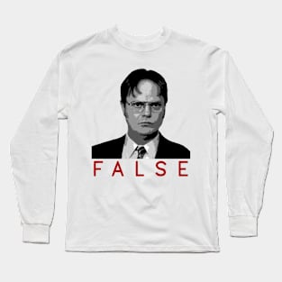 Dwight Schrute Long Sleeve T-Shirt